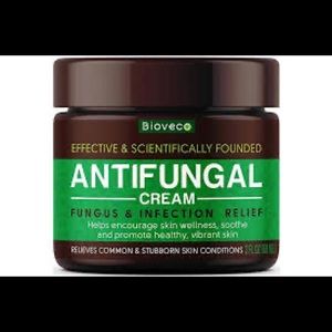 BIOVECO Antifungal Cream Toenail Fungus Treatment & Athletes Foot Cream 2 oz